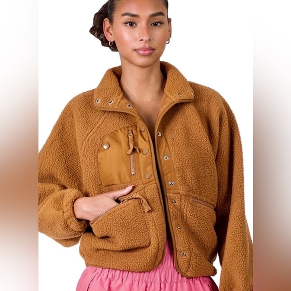 NEW Free People Hit The Slopes Fleece Jacket - Picture 16 of 16